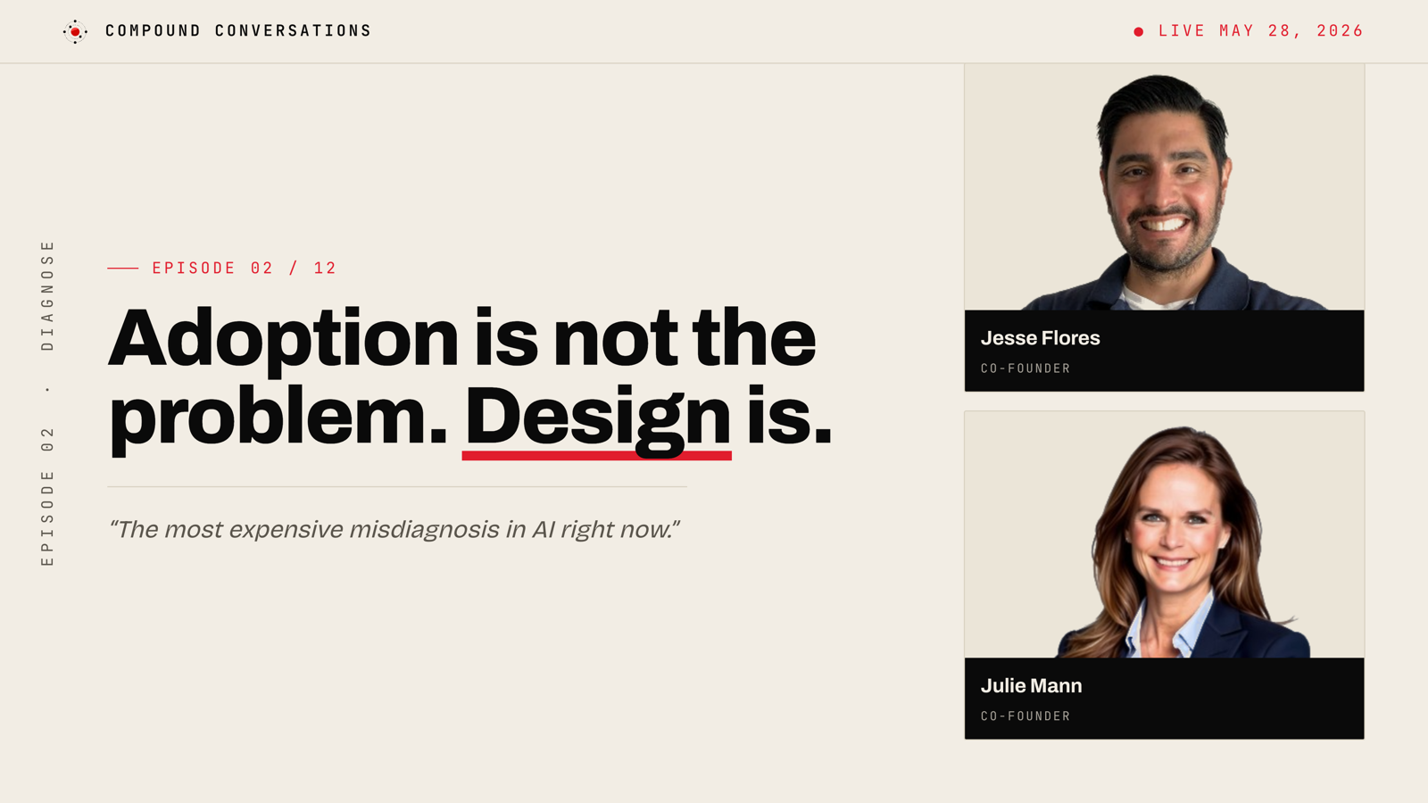 Adoption is not the problem. Design is.