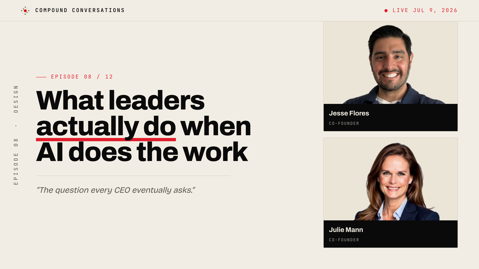 What leaders actually do when AI does the work
