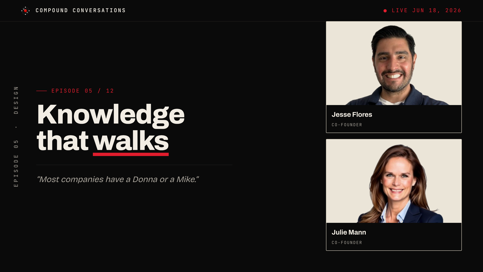 Knowledge that walks